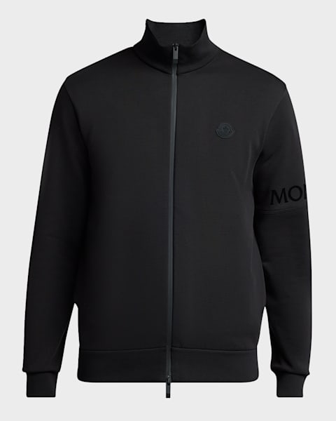 monzee モンジー Luxury Wool Fleece ブラックMサイズ Moncler Men's Fleece Zip Jacket | Neiman Marcus