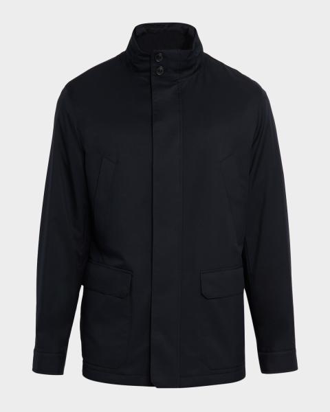 Fear of God Men's Eternal Nylon-Wool Car Coat | Neiman Marcus