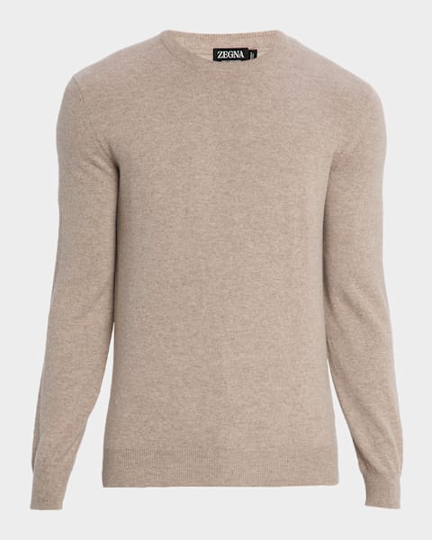 Ermenegildo Zegna　Cashmere / Silk Knit ZEGNA Men's Melange Oasi Cashmere and Silk Full-Zip Sweater