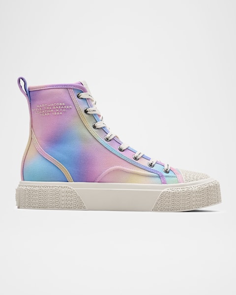 スニーカー The High Top Sneakers - Marc Jacobs - Cotton - Printed Marc Jacobs The High Top Sneaker | Saks Fifth Avenue