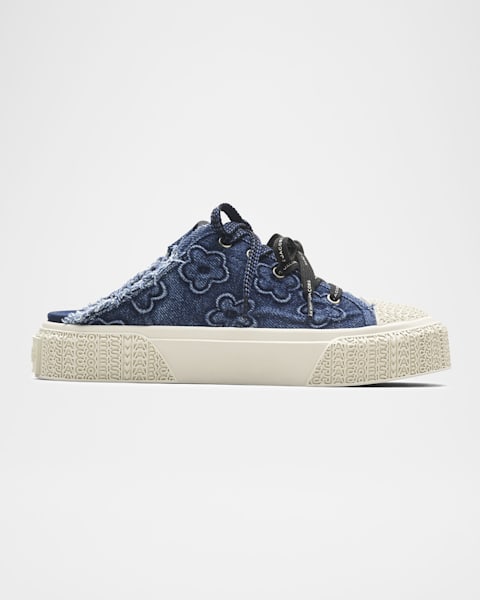 ★MARC JACOBS★ Denim Monogram SneakerSun Faded Denim MS4AA2 Marc Jacobs Denim Monogram Low-Top Sneakers | Saks Fifth Avenue