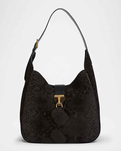 【匿名配送】TOM FORD ALIX HOBOショルダーバッグ ブラック トムフォード(TOM FORD)トムフォード ALIX HOBO ショルダーバッグ