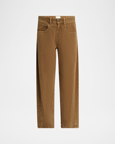 The Nikki Mid-Rise Barrel Jeans