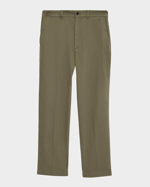 Burberry Men's Washed Twill Trousers | Neiman Marcus
