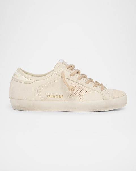 Golden Goose Slide Leather Stud Mid-Top Sneakers | Neiman Marcus