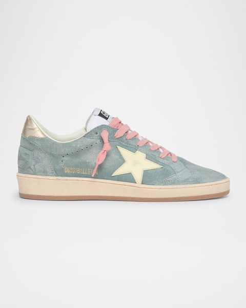 ★Golden ★スニーカースエードスター Golden Goose Superstar Glitter Suede Low-Top Sneakers