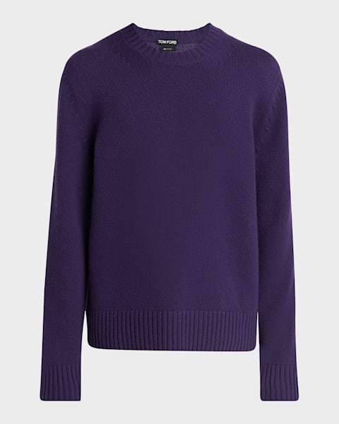 TOM FORD Men's Ribbed Full-Zip Sweater | Neiman Marcus