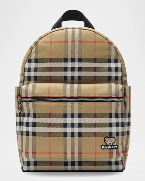 Kid's Huey Small Check Backpack