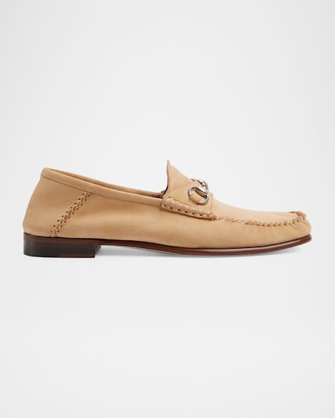 Calf Suede Slip-On Loafers