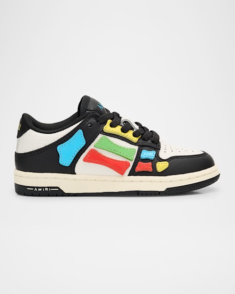 Kid's Sunset Skate Low-Top Leather Sneakers, Toddler/Kids