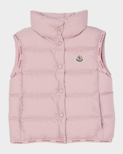 Moncler Kid's Ghany Quilted Puffer Down Vest, Size 8-14 | Neiman
