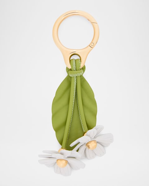 Berry Bag Charm in Calfskin Leather