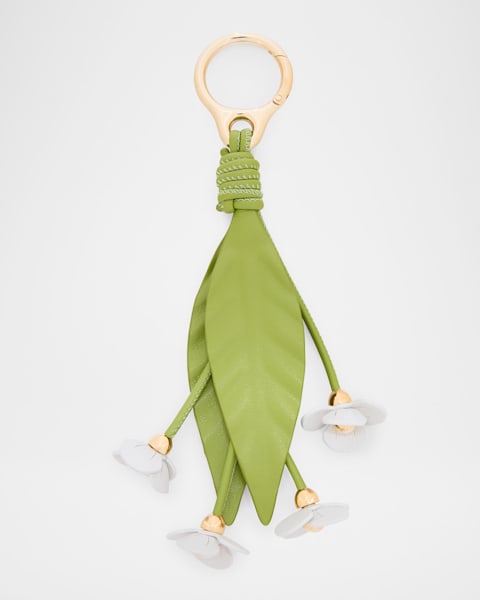 Loewe Strawberry Bag Charm in Acetate and Brass | Neiman Marcus