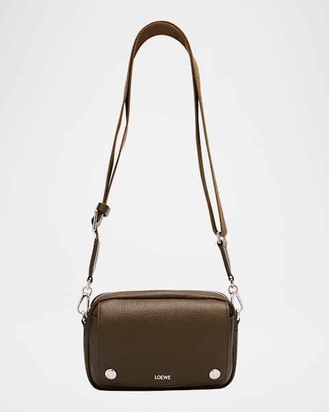 Prada Men's Lamb Shearling Shoulder Bag | Neiman Marcus