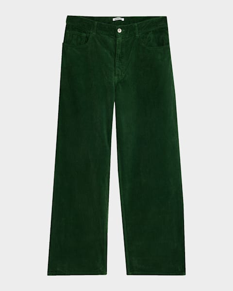 Dries Van Noten Men's Preaches Nylon Blend Belted Wide-Leg Pants