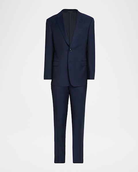 Giorgio Armani Men's Micro-Houndstooth 210G Suit | Neiman Marcus