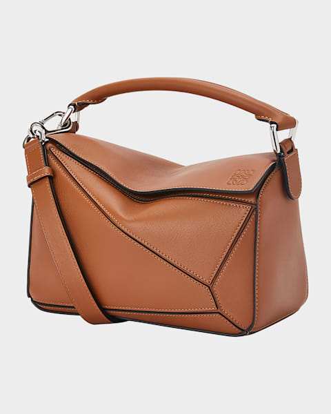 Loewe x Suna Fujita Puzzle Edge Mini Shoulder Bag in Leather