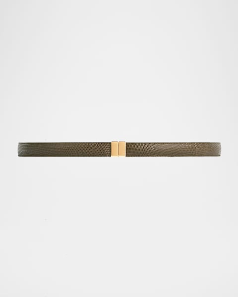 ★送料 関税込★TOTEME★TOTEME DOUBLE CLASP LEATHER BELT★ Double clasp leather belt black – TOTEME