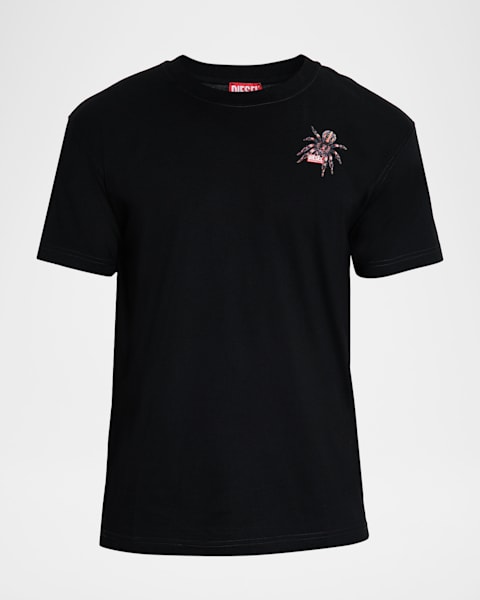 Men's T-BOXT-N14 Oversized D Logo T-Shirt