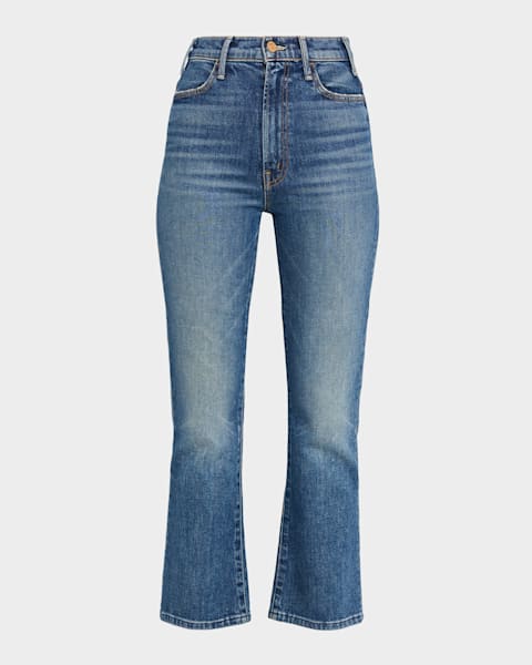 MOTHER The Hustler Ankle Fray Jeans | Neiman Marcus