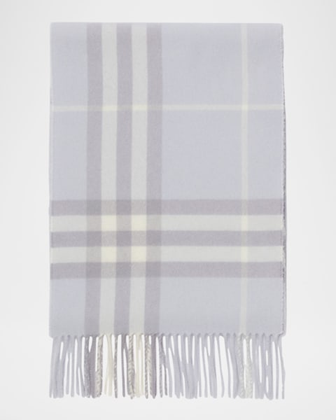 Burberry Watercolor Check-Print Silk Scarf | Neiman Marcus