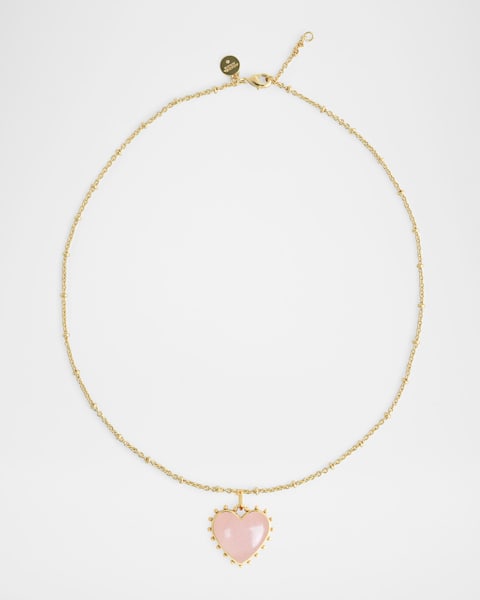 JIA JIA Rose Quartz Fancy Cut Necklace | Neiman Marcus