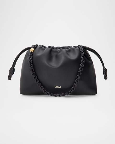 Loewe Squeeze Small Shoulder Bag in Napa Leather | Neiman Marcus