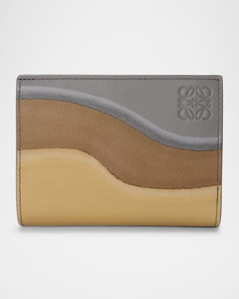 Loewe Pebble Zip Leather Card Holder | Neiman Marcus