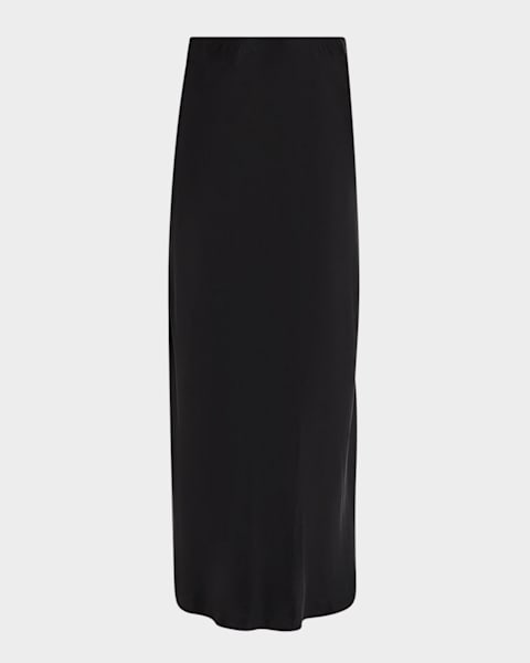 Brunello Cucinelli★素敵！Cashmere & Silk-Blend Pencil Skirt Satin cady fluid pencil skirt for Woman in Beige Silk