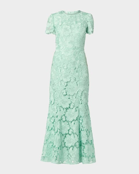 EDDY Gavin Embroidered Tie-Back Fringe Mini Dress | Neiman Marcus