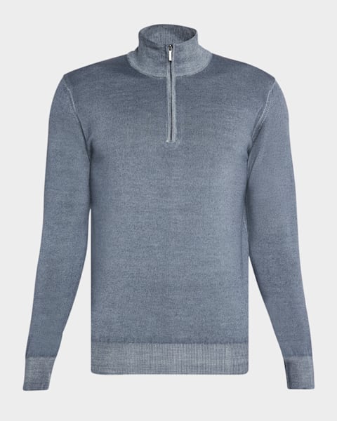 Theory Men's Merino Wool Crewneck Sweater | Neiman Marcus