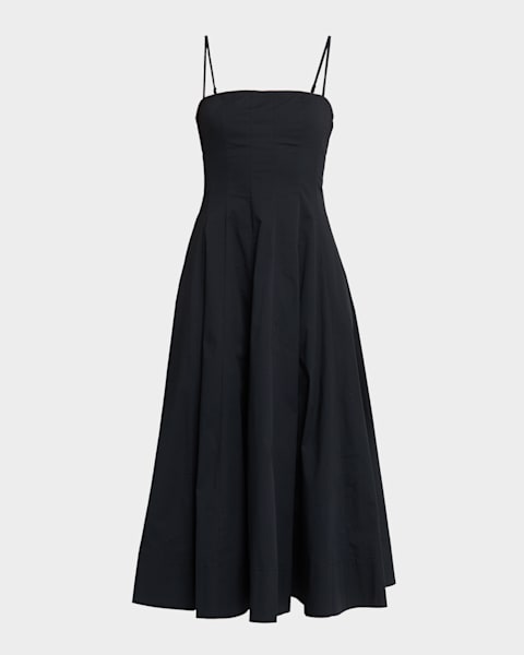 STAUD Brooke Floral Beaded Ponte Sheath Dress | Neiman Marcus