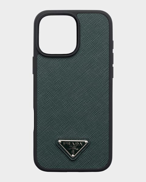 PRADA iphone16pro ストラップ付き Prada iPhone 16 Pro Max Leather Shoulder Strap Phone Case
