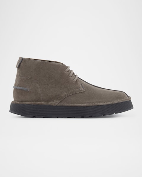 Men's Sylke Suede Bit Lug-Sole Chukka Boots