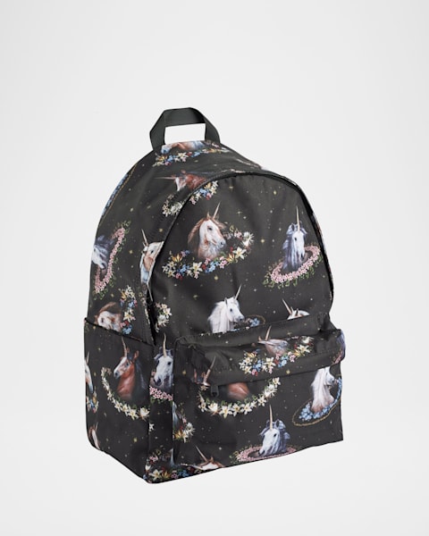 Fendi Kid's FF Logo-Print Backpack | Neiman Marcus
