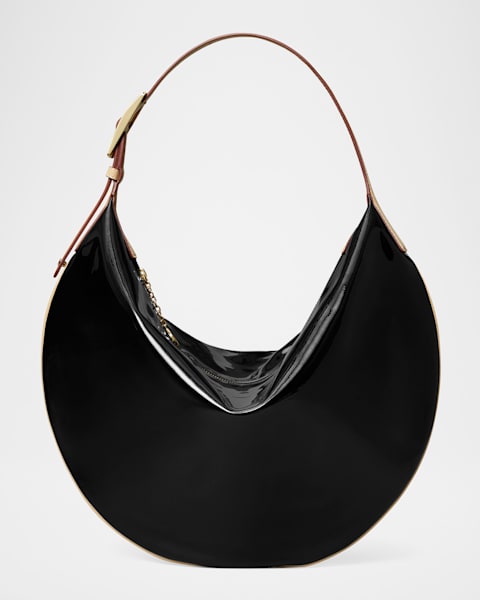 Fleming Woven Lambskin Convertible Shoulder Bag