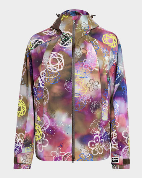 Kenzo x Futura 2000 Snap-Front Coach Jacket | Neiman Marcus