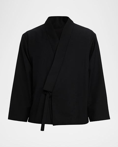 mando kimono jacket 黒 Kenzo Men's Kimono Jacket in Black Kenzo