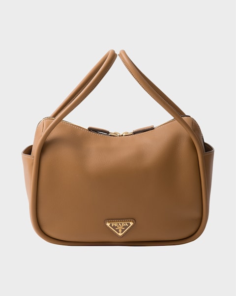 THE ROW India 12.00 Top Handle in Deerskin Leather | Neiman