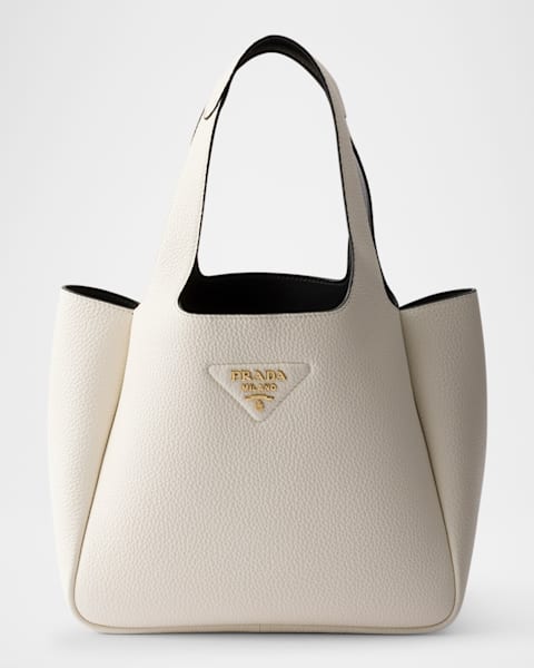 Prada Large Leather Tote Bag | Neiman Marcus