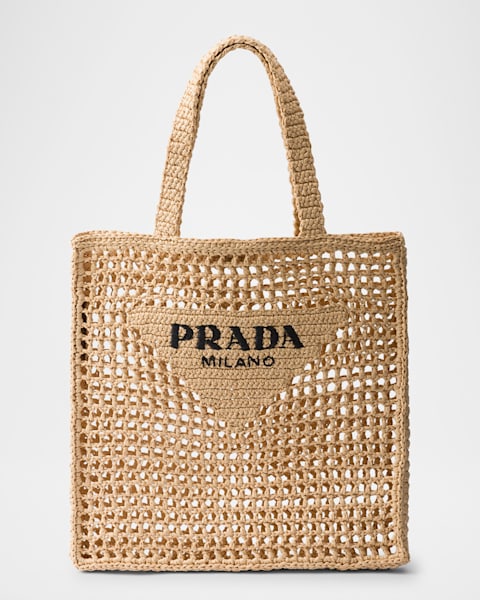 【PRADA】BIG SALE ★Crochet ショルダーバッグ Natural Prada Arqué crochet shoulder bag | PRADA