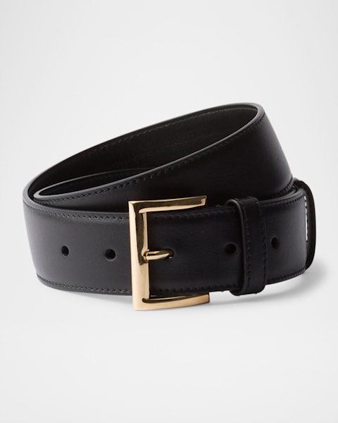 小物 PRADA Saffiano Leather buckle belt Prada Saffiano Leather Belt | Saks Fifth Avenue