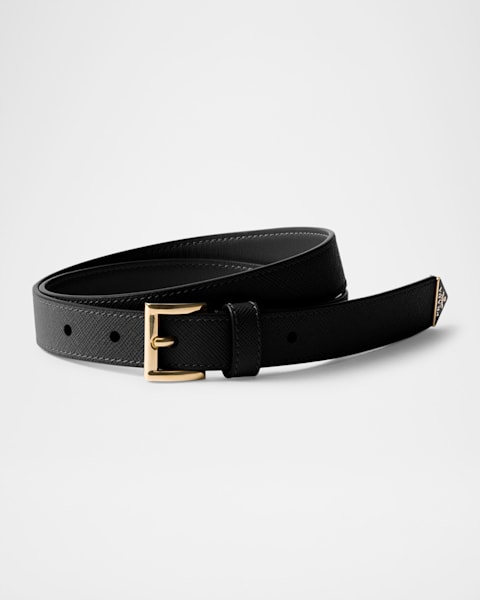 Prada Suede Skinny Belt | Neiman Marcus