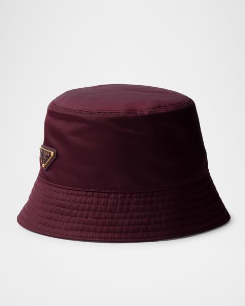Prada Denim Logo Bucket Hat | Neiman Marcus