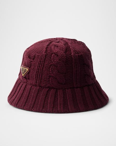 Prada Re-Nylon Logo Bucket Hat | Neiman Marcus