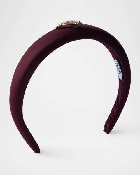 Lele Sadoughi Greta Knotted Satin Headband | Neiman Marcus display picture 3