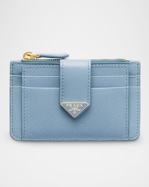 YSL Monogram Card Case in Quilted Smooth Leather