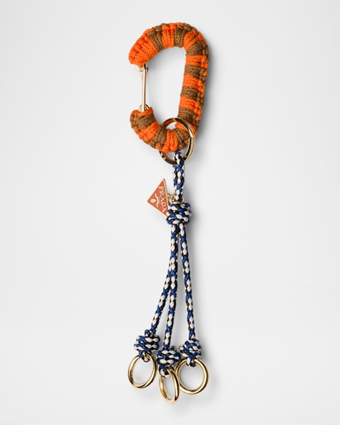 PRADA 　ハンガー プラダ PRADA ハンガー 2本セット グレー 灰系 ロゴ文字 小物