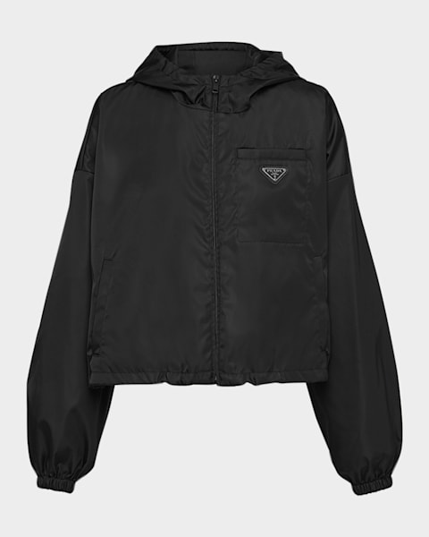 Balenciaga Outerwear Zip Up Hoodie | Neiman Marcus