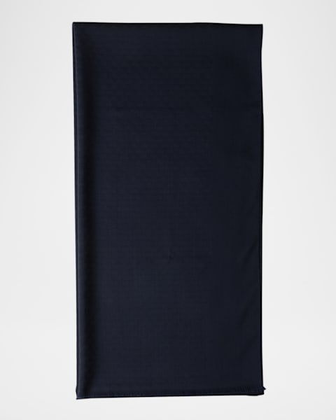 Prada Men's Fringed Silk & Cashmere Scarf | Neiman Marcus